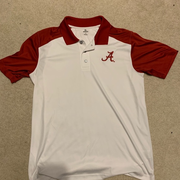 Alabama White Golf Polo - Picture 1 of 2